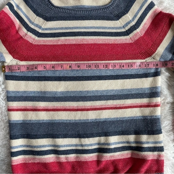 L.L. Bean | Striped Knit Cozy Cotton Sweater - Picture 5 of 9